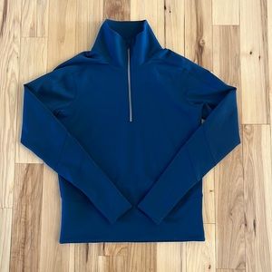 Lululemon XS Blue Long Sleeve Quarter Zip